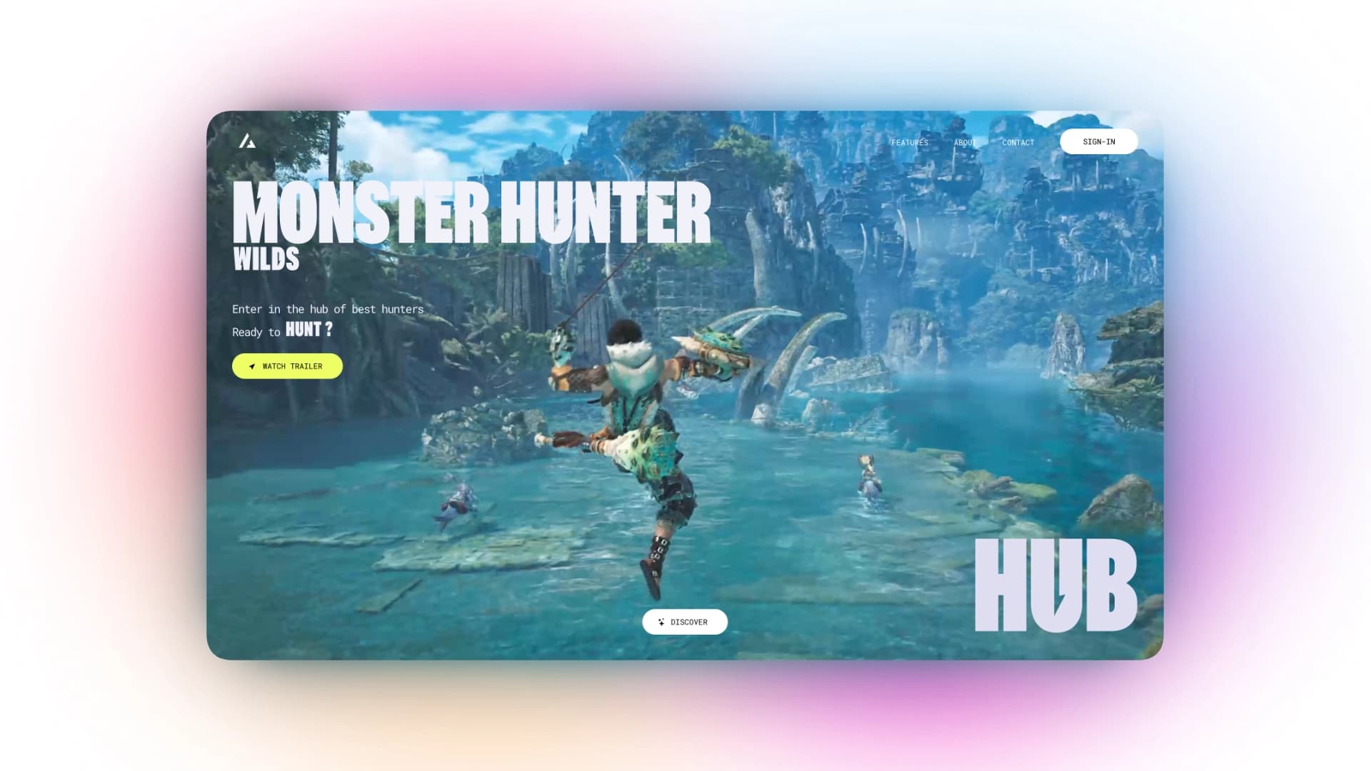 Landing page for a promotional video game with a builder for players (Personal Project)